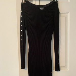 Bebe Black Sweater Dress